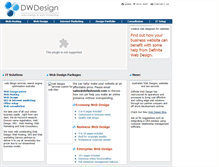 Tablet Screenshot of definiteweb.com
